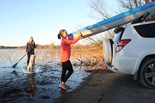 Kayak Roof Rack with Tie Down Straps - V-Rack Car Top Carrier