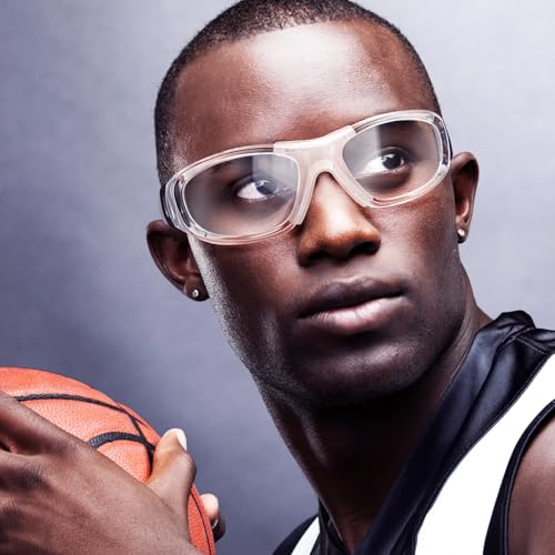 Anti Fog Sports Goggles - UV Protection for Basketball, Racquetball, Pickleball - Transparent