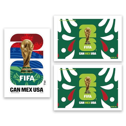 2026 World Cup Waterproof Decal Set - Mexico - 3 Pack