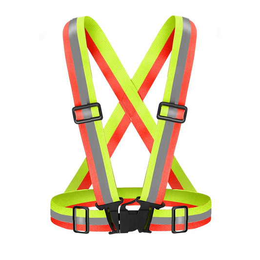 Fepdiu Running Reflective Vest for Women Walking at Night,2Pack Jogging Safety Vest with 360° Visibility Reflector Strap(2 Pack Black)