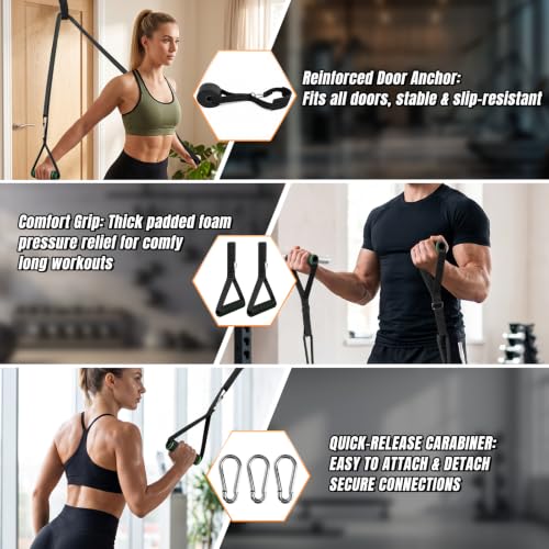 Colorful Resistance Bands Set - Pull Up Assistance for Home & Gym
