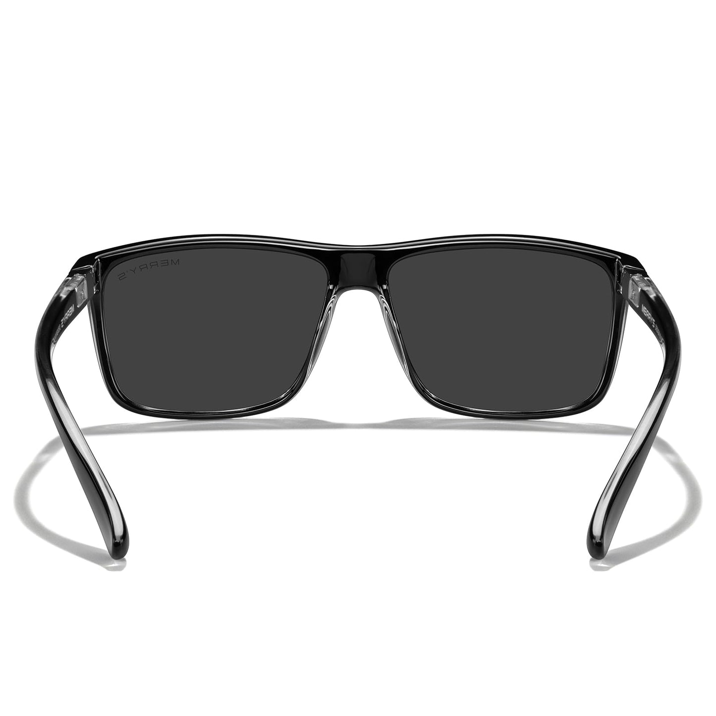 MERRY'S Rectangular Polarized Sports Sunglasses for Men Women Cycling Driving Fishing UV400 Protection S8225