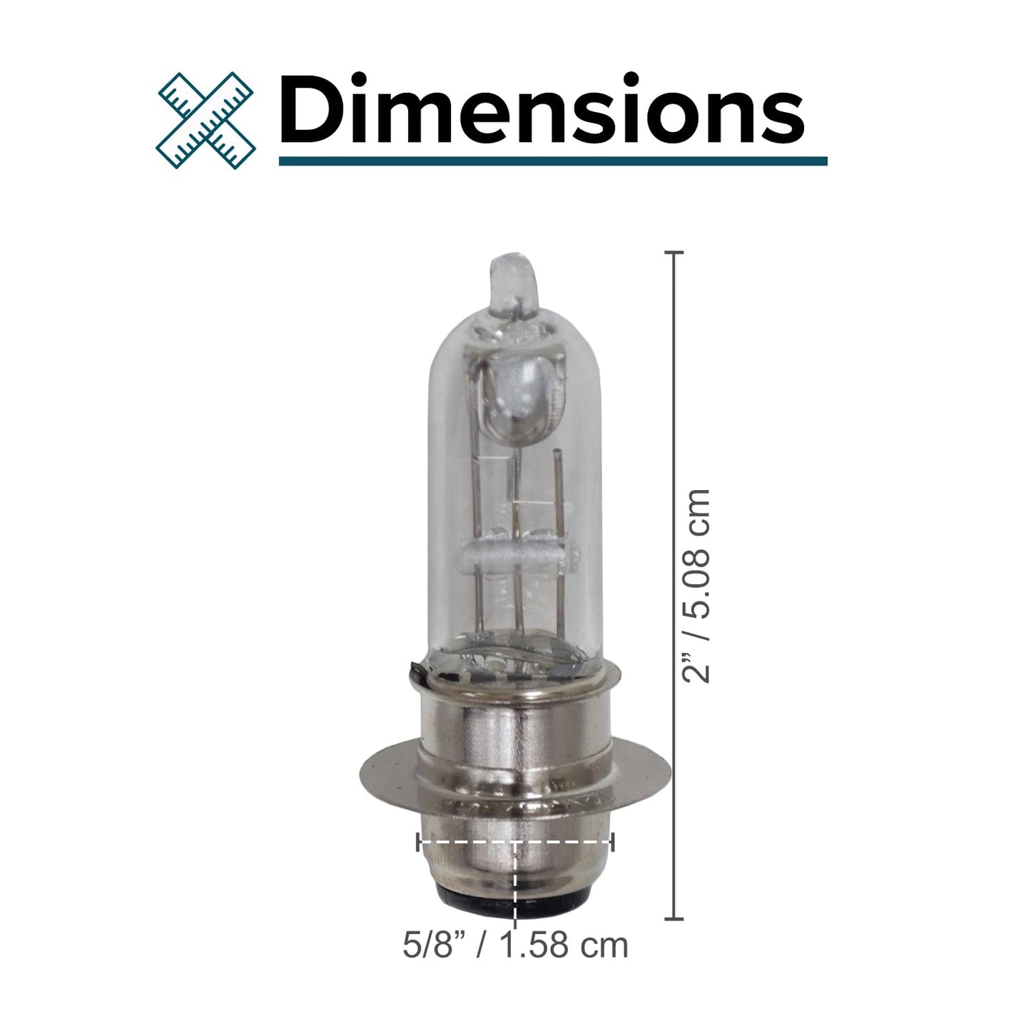 AlveyTech 12 Volt 35 Watt Headlight Bulb for Baja Mini Bikes