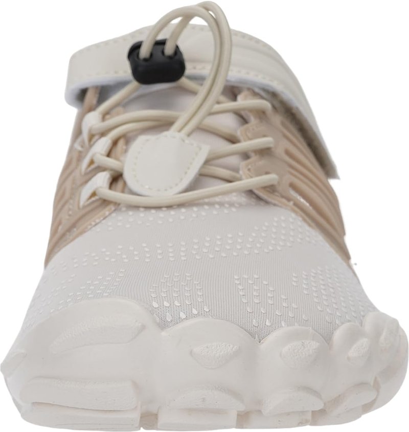 WHITIN Women's Minimalist Barefoot Trail Running Shoes | Wide Toe Box Size 8.5 Beige 39