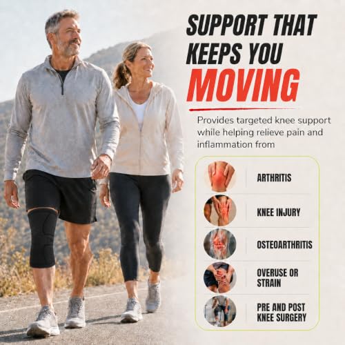 Knee Compression Sleeve for Joint Pain Relief & Support
