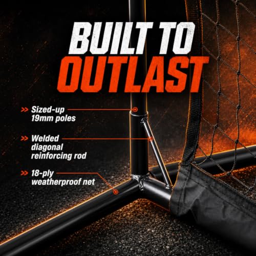 Lacrosse Backstop - 21' x 11' Pop-Up Training Barrier with Case