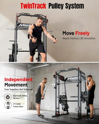 Smith Machine with LAT-Pull Down & Cable Crossover - Black M4 2.0 Ultra Package
