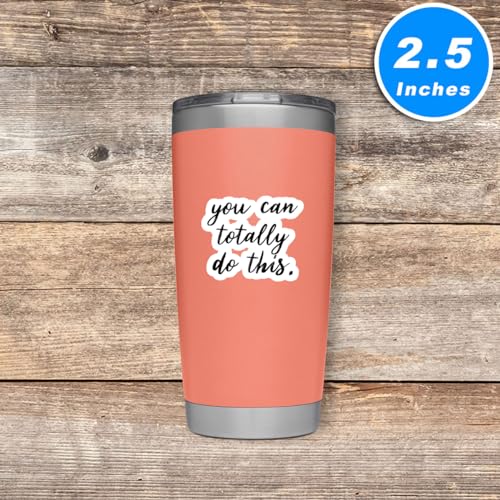 Inspirational Quotes Stickers - 3 Pack (2.5, 3 & 4 Inch) Vinyl Decals