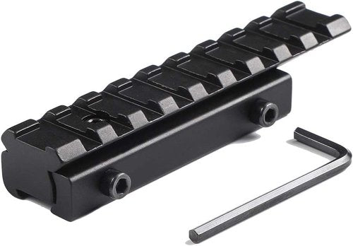 M1SURPLUS Adapter Rail Mount - Converts 3/8" Dovetail Grooves to Accept 7/8" Weaver/Picatinny Style Scopes and Accessories Fits Mossberg 702 802 Henry Arms 22 Lever Action Rimfire Rifle