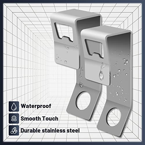 Cooler Lock Bracket 2 Pack with Portable Bottle Opener - Stainless Steel