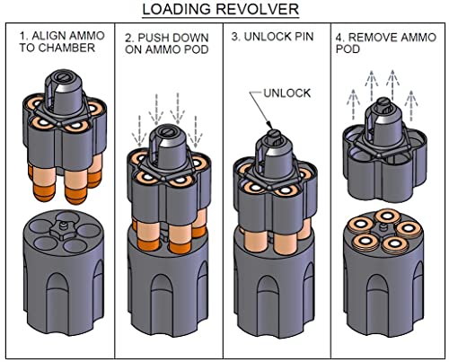 Speed Loader for .38 Spl / .357 Mag Revolvers - 6-Shot - AP-38SX6