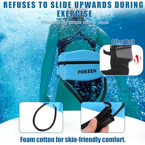 Swim Belt for Adults & Kids - Water Aerobics Equipment - Blue