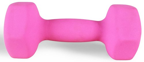 Fitvids Neoprene Dumbbell Hand Weights, Anti-Slip, Anti-roll, Hex Shape Colorful, 8-Pound, Pair
