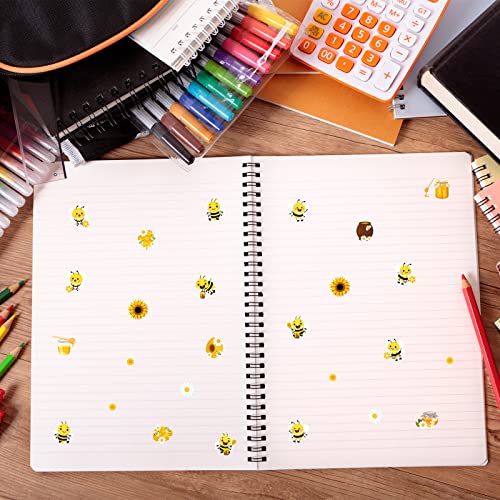 500 Bee Theme Stickers for Kids - Cute Waterproof Decals