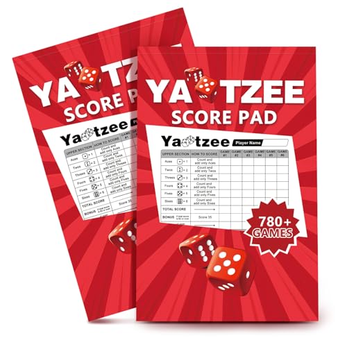 Yahtzee Score Pad - 6" x 9" Tear-Off Sheets, 130 Pages