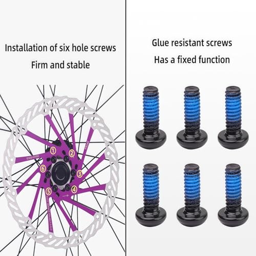 YBEKI 2-Pack Bike Disc Brake Rotor 160mm Black CNC Machined Stainless Steel