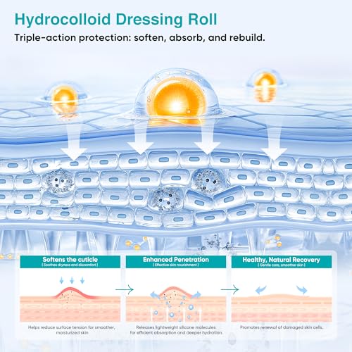 LinToButy Hydrocolloid Wound & Acne Patch Tape Roll 2in x 16ft, Flexible, Waterproof, Cut-to-Size