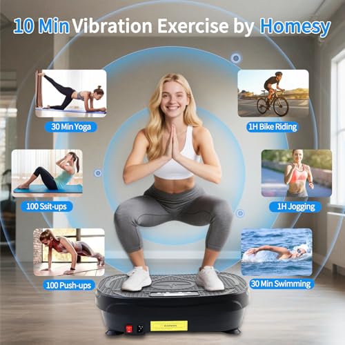 Vibration Plate Exercise Machine for Weight Loss & Muscle Toning