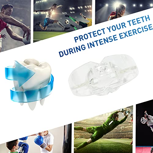 Kids Youth Mouth Guard - Transparent EVA Sports Mouthpiece