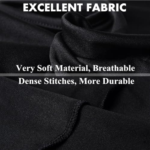 Balaclava Ski Mask - Multi-Use Full Face Neck Cover - Black