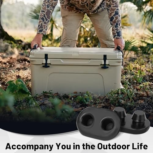 Non-Slip Rubber Feet Replacement for RTIC & YETI Coolers - 2 Pack
