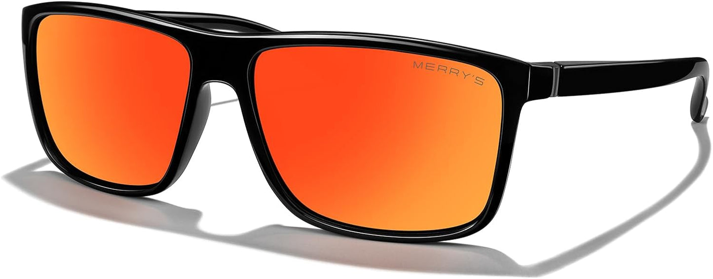 MERRY'S Polarized Sports Sunglasses - UV400 Protection for Men & Women | Ideal for Cycling, Driving & Fishing