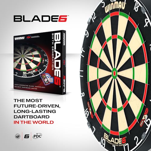Professional Bristle Dartboard - PDC Tournament Blade 6