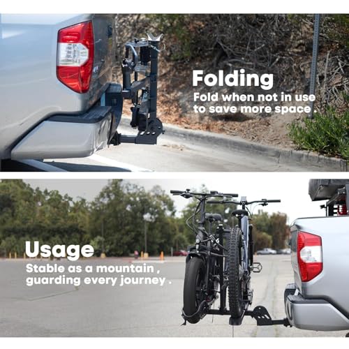 Heavy Duty Electric Bike Rack for 2 Bikes - 200 lbs Capacity