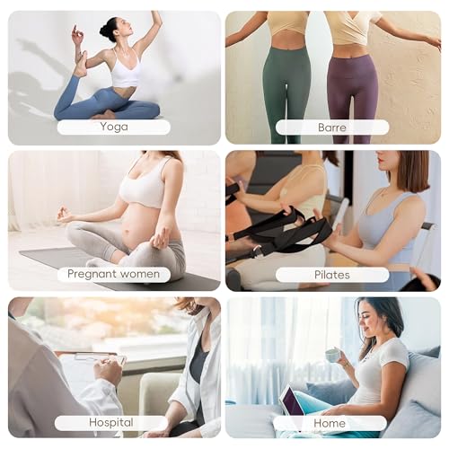 Non-Slip Pilates Grip Socks for Women - 3 Pack Black, White, Blue