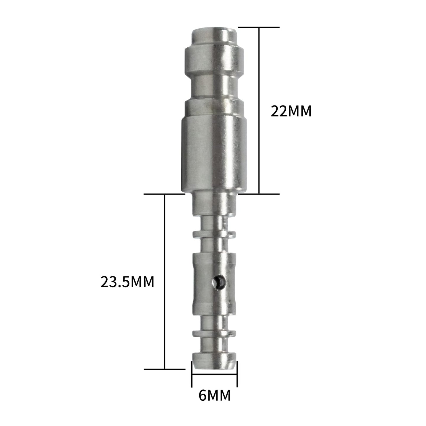 TUXING PCP Paintball Quick Filling Charging Probe Replacement,Stainless Steel Air Fill Station,Adapter 6mm OD Air Tool Fittings for Filling Hole