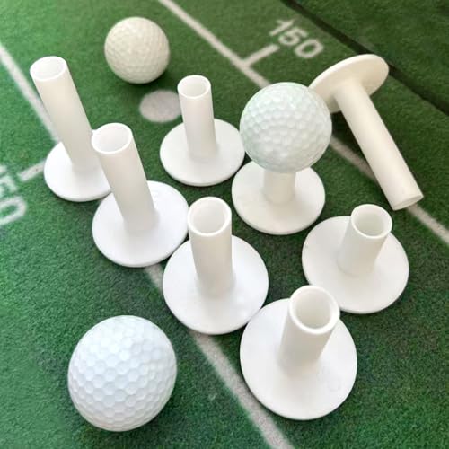 Rubber Golf Tees for Mats, 8 Pcs, Driving Range Hitting Mats