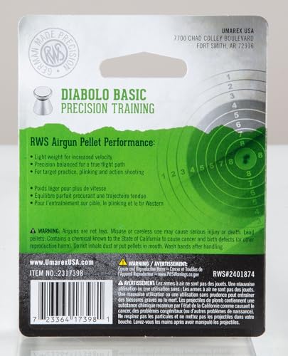 RWS Diabolo Flat-Nose Pellets - 300 Count, One Size