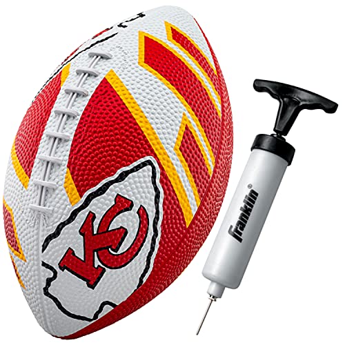 Kansas City Chiefs Rubber Mini Football - 8.5 Inch, Durable Grip