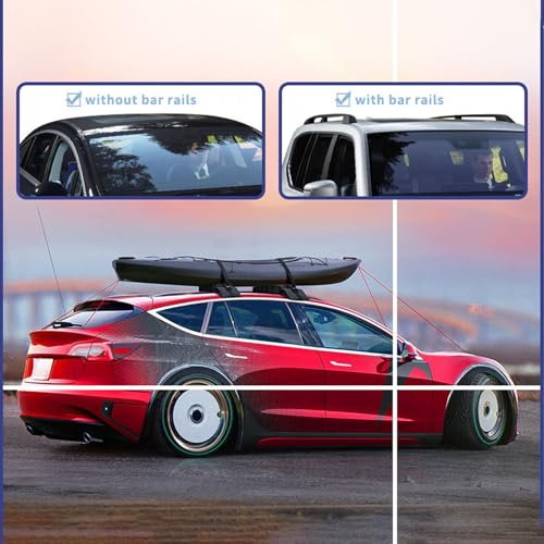 Soft Roof Rack for Kayak, Surfboard, & Luggage - 600D Oxford