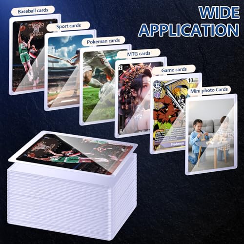 32-Count Topload Card Protectors - Upgraded 35pt Hard Sleeves
