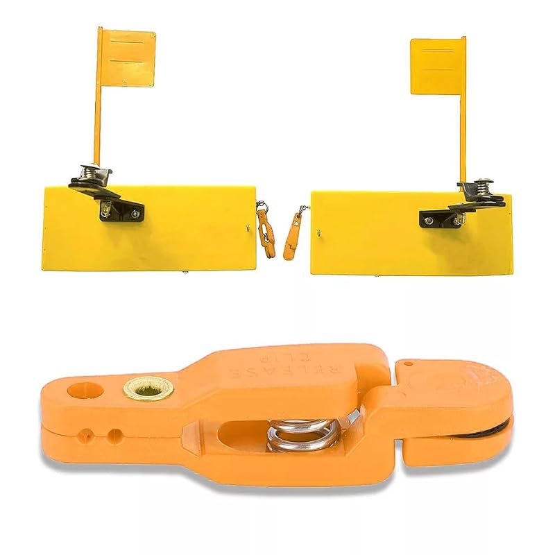 Heavy Tension Snap Release Clips for Fishing Tackle - 4 Pack