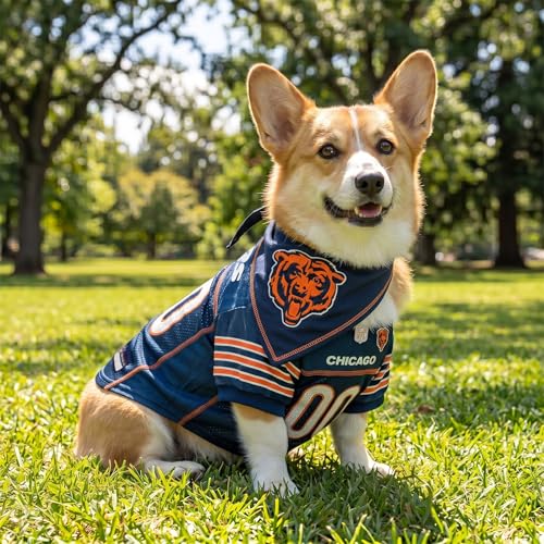 NFL Chicago Bears Dog Jersey with Matching Bandana, X-Large