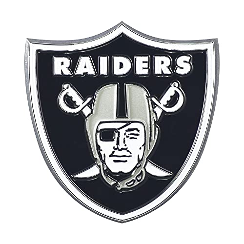 Las Vegas Raiders 3D Color Metal Emblem - Diecut Team Logo
