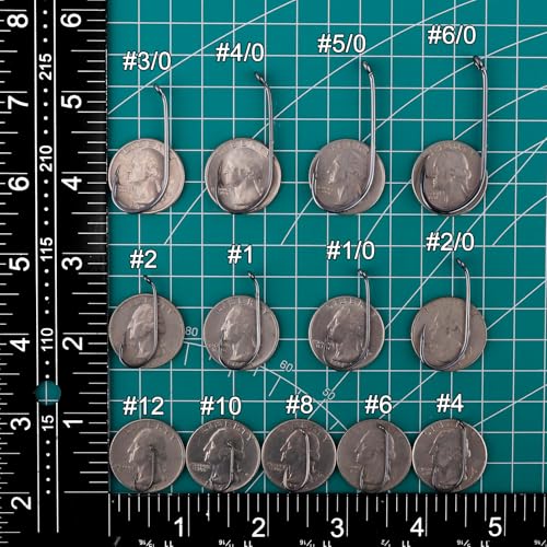100 Pack Baitholder Hooks for Freshwater & Saltwater Fishing - #4