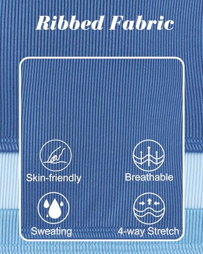 Girls 2-Piece Athletic Bathing Suit with Straps - 11-12 Years Dark Blue
