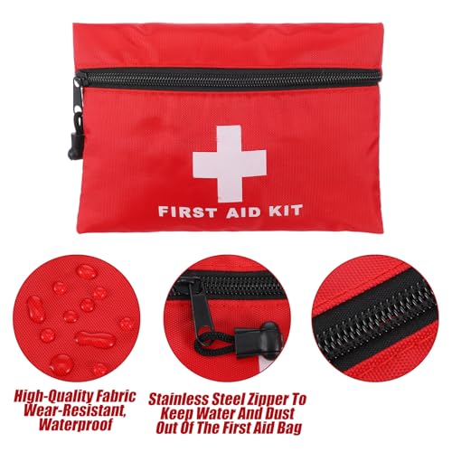 24-Pack Mini Empty First Aid Kit Pouches with Zipper Closure
