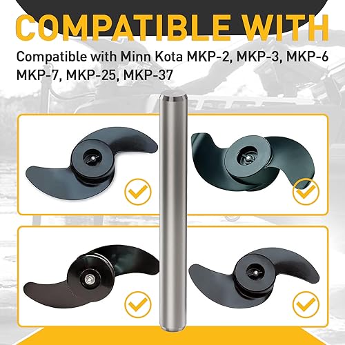 8 Pcs Motor Prop Pins 2092600 - Compatible with Minn Kota MKP-2, MKP-3, MKP-6, MKP-7, MKP-25, MKP-37