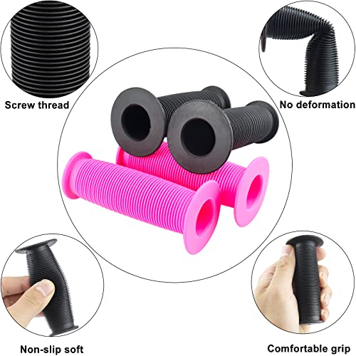 Kids Bike Handlebar Grips - Non-Slip Soft Rubber, 2 Pairs
