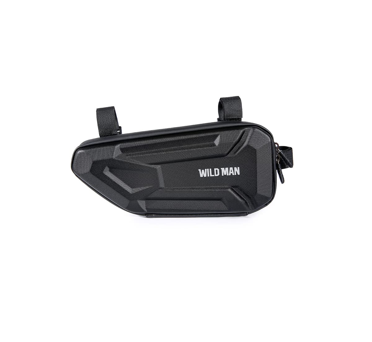 WILD MAN Rainproof Hard Shell Bike Triangle Frame Bag Top Tube Bicycle Bags Good for MTB Mountain Road Bike or Motorcycle Saddle (XT4, Twill)