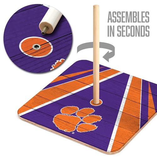Clemson Tigers Horseshoe Bags Game Set - One Size