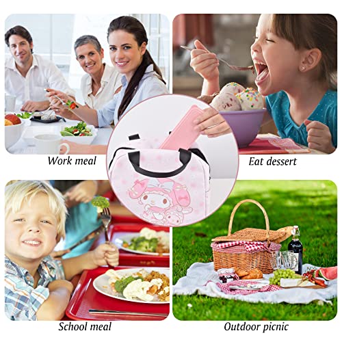 Portable Reusable Silverware Set - Pink Utensils with Case