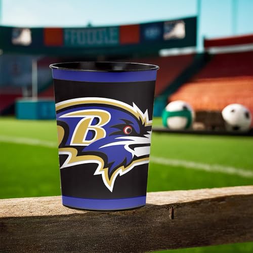Football Team Logo Plastic Favor Cup - 16 oz. Reusable Party Drinkware