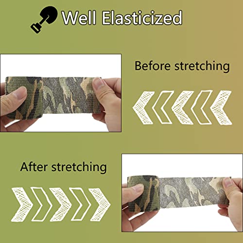 Self-Adhesive Camouflage Tape - 4 Pcs Military Camo Wrap