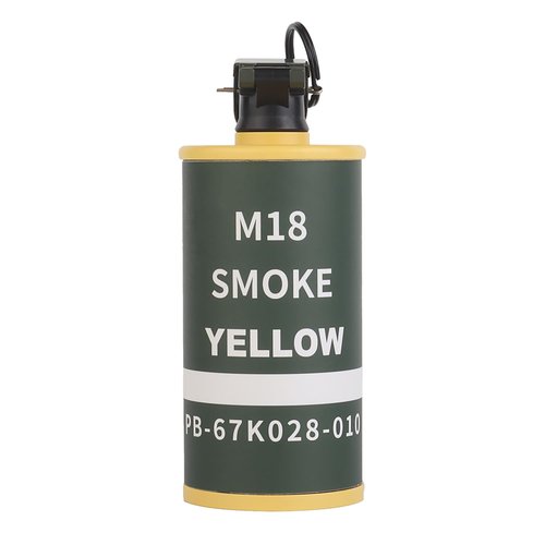 Zhongren Dummy Grenade Toy Model Plastic Grenades CS Airsoft Tactical Gear Accessories for Army Fans Cosplay Movie Props Outdoor (M18)