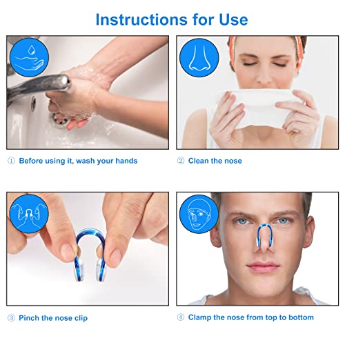 Colored Swimming Nose Clip - 14 Packs Soft Silicone Nose Plugs